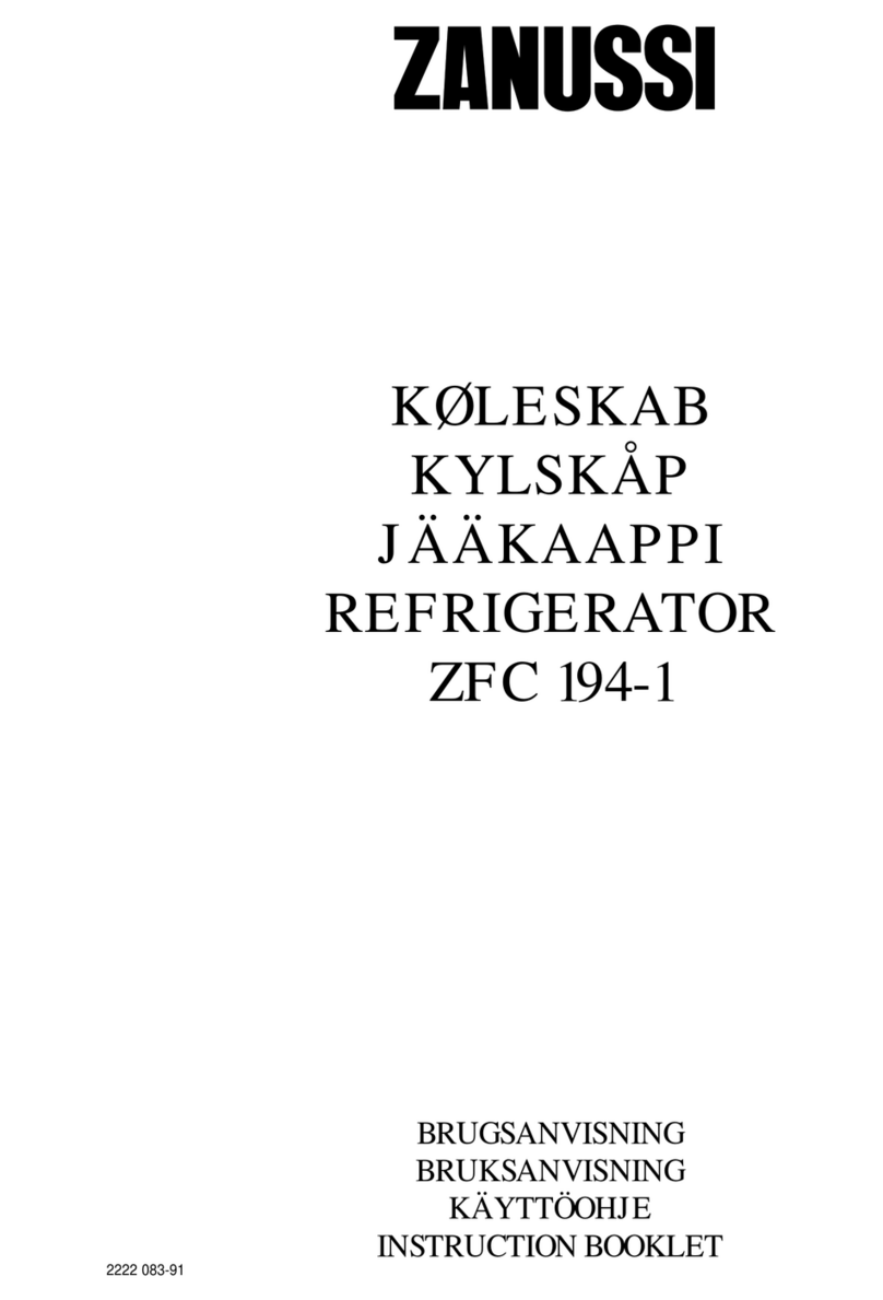 Zanussi ZFC194-1 Instruction booklet