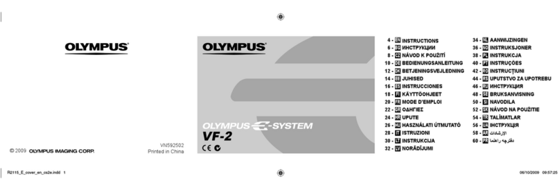 Olympus E-System VF-2 User manual Olympus E-System VF-2 User manual