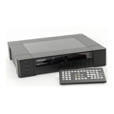 Meridian G08.2 User manual