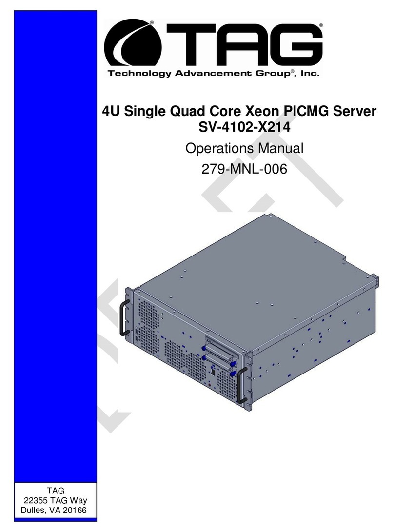 TAG SV-4102-X214 Operation manual