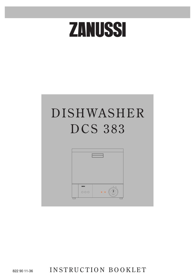 Zanussi DCS 383 User manual Zanussi DCS 383 User manual