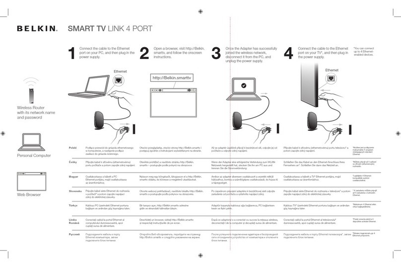 Belkin F7D4550 User manual