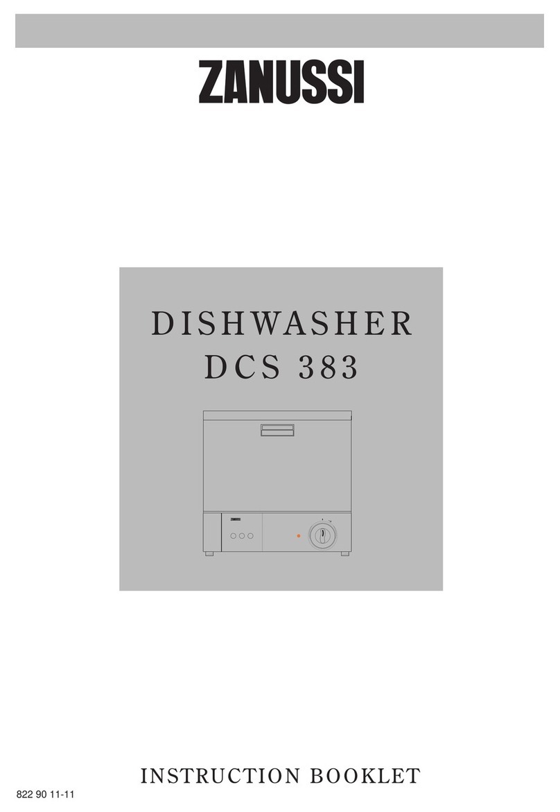 Zanussi DCS 383 Instruction booklet