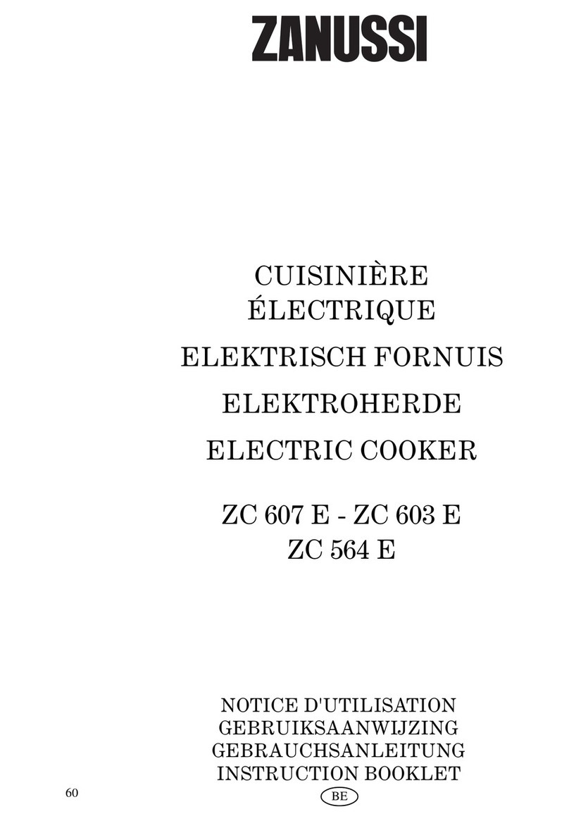 Zanussi ZC 564 E User manual