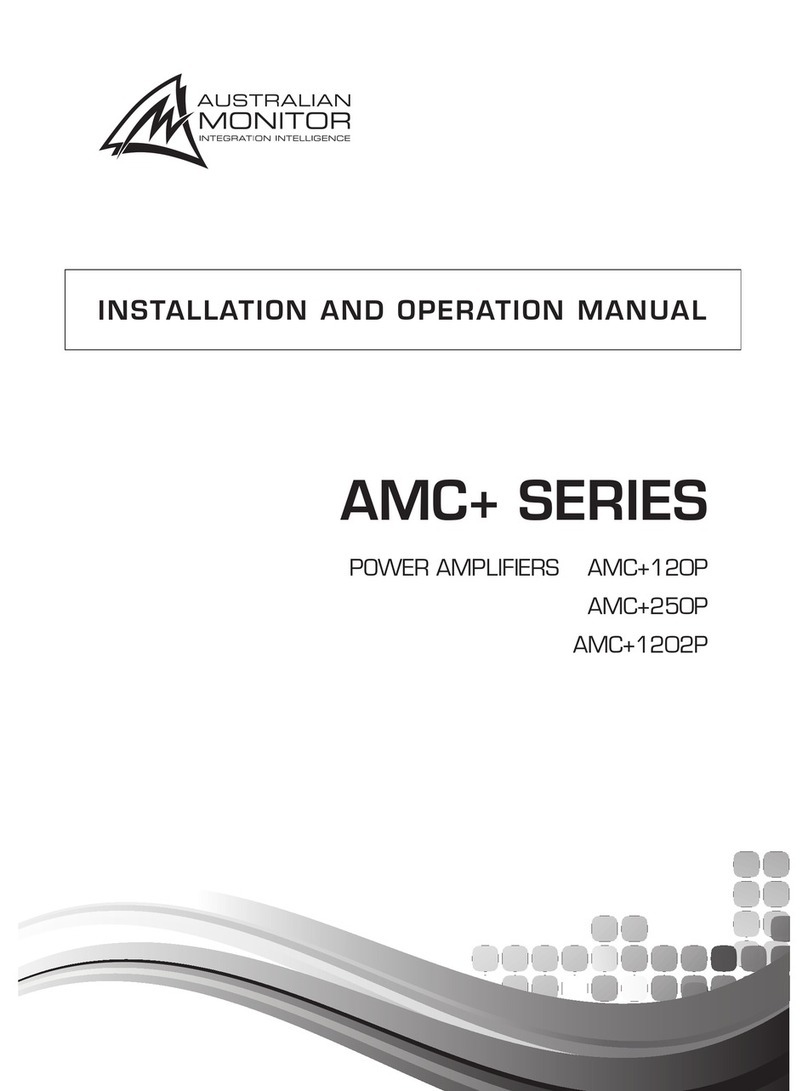 AUSTRALIAN MONITOR AMC+120P User manual
