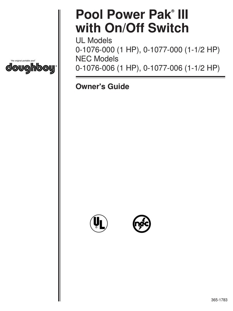 Doughboy UL Series owner's guide