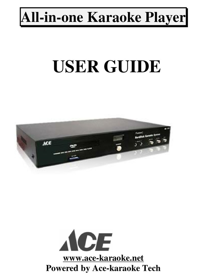 Ace All-in-one Karaoke Player user guide