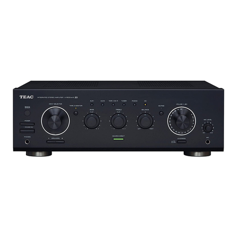 Teac A-R630 owner's manual