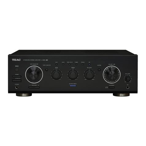 Teac A-R650 User manual