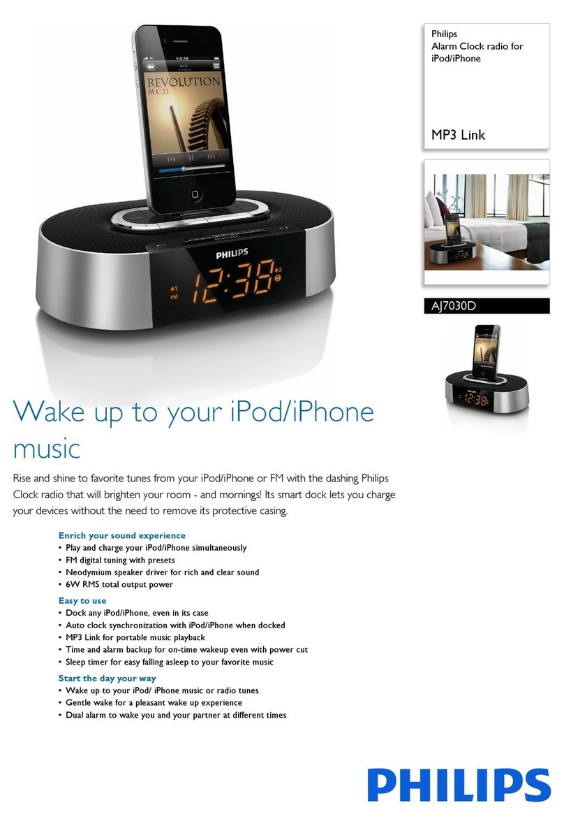 Philips AJ7030D User manual