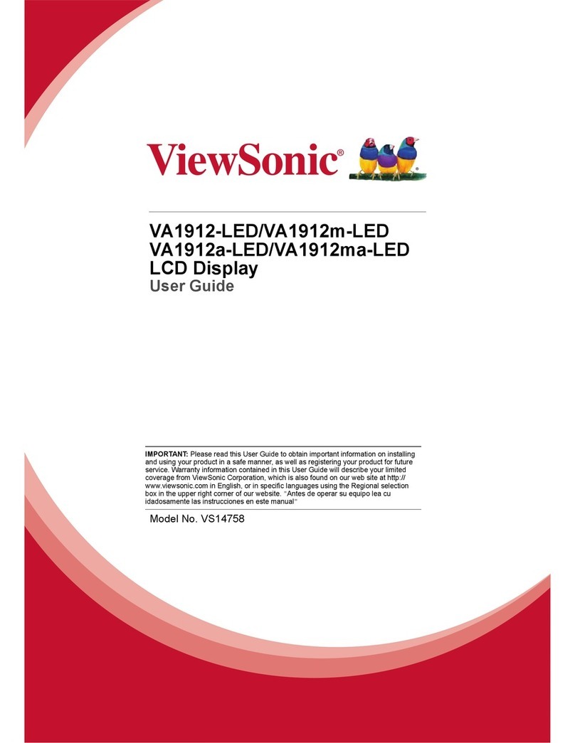 ViewSonic VA1912-LED/VA1912m-LED User manual