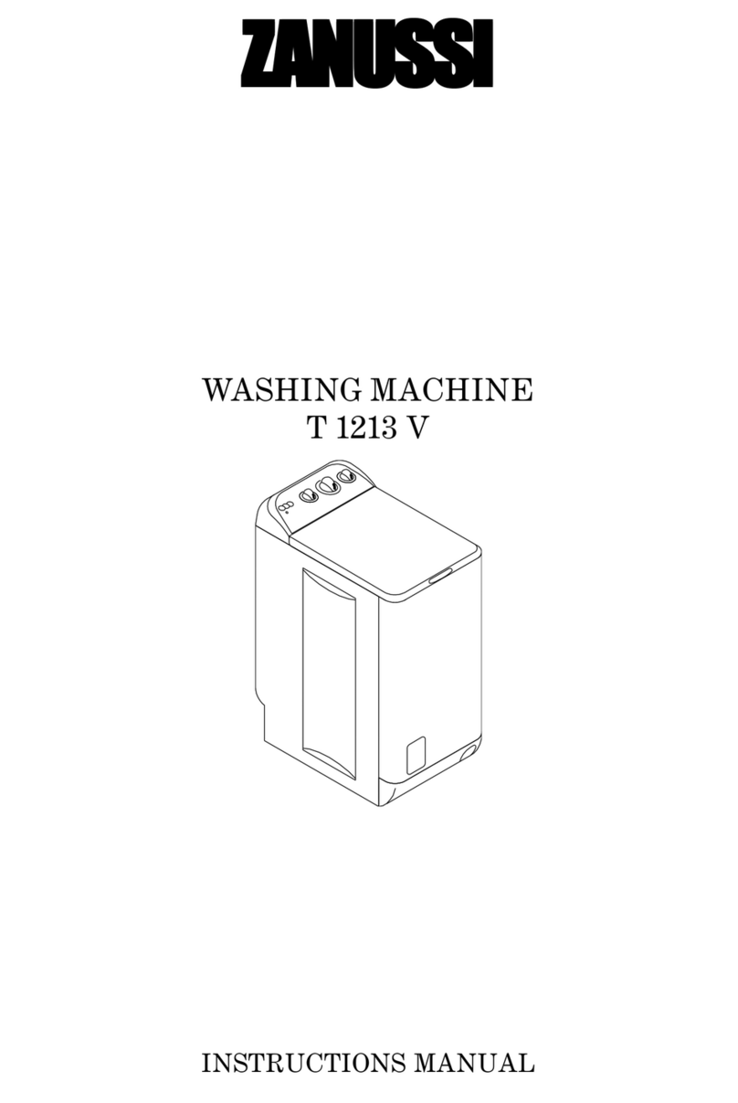 Zanussi T 1213 V User manual
