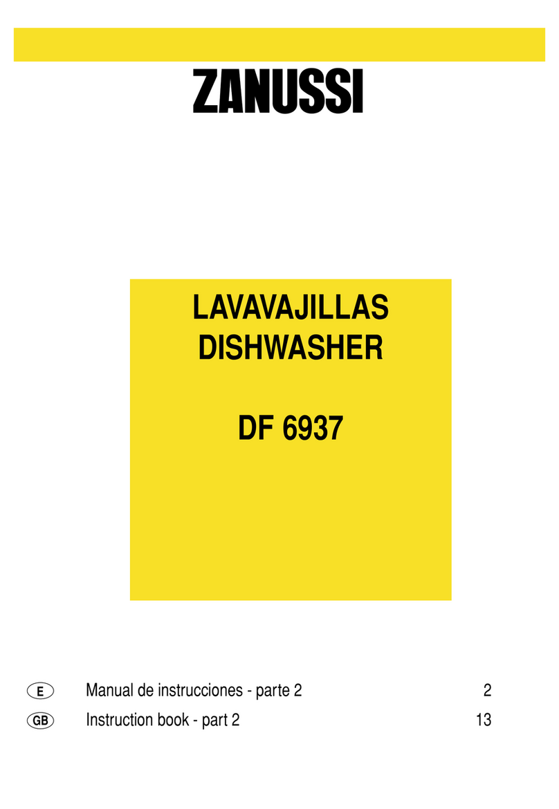 Zanussi DF 6937 Instruction book