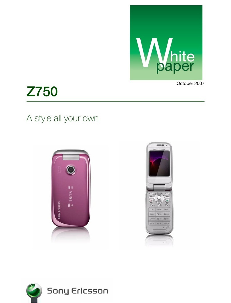 Sony Ericsson Z750 White paper