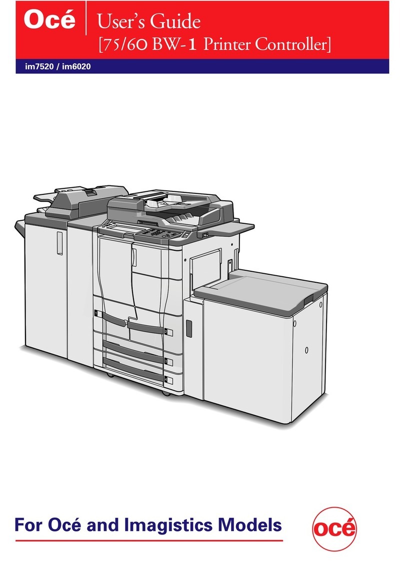 Oce im7520 User manual