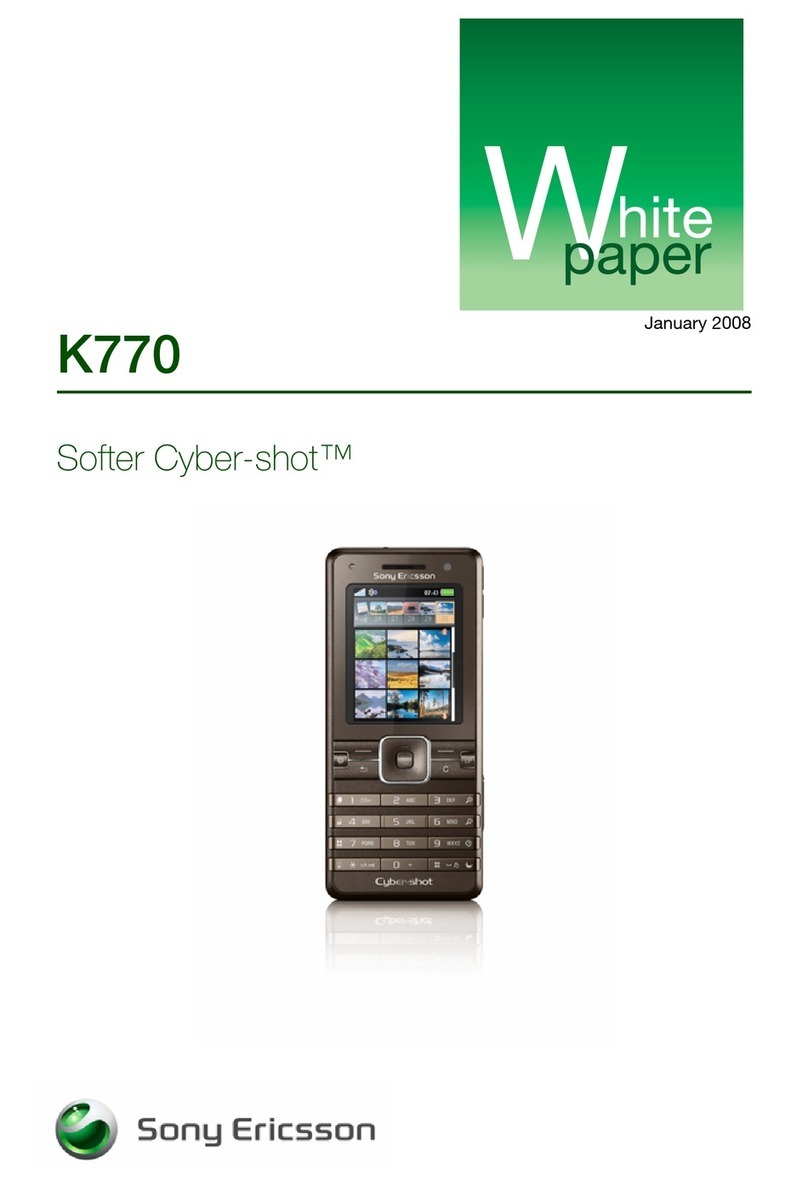 Sony Ericsson Cyber-Shot K770 White paper