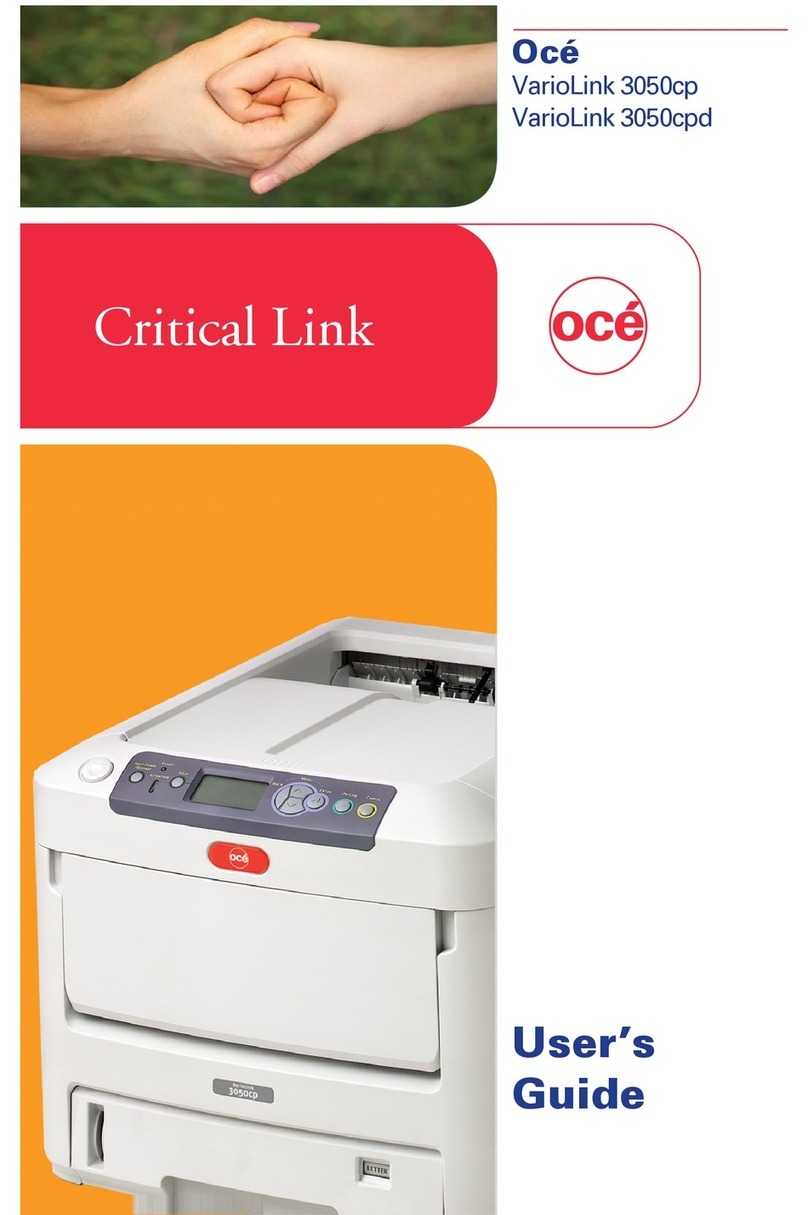 Oce VarioLink 3050cp user guide