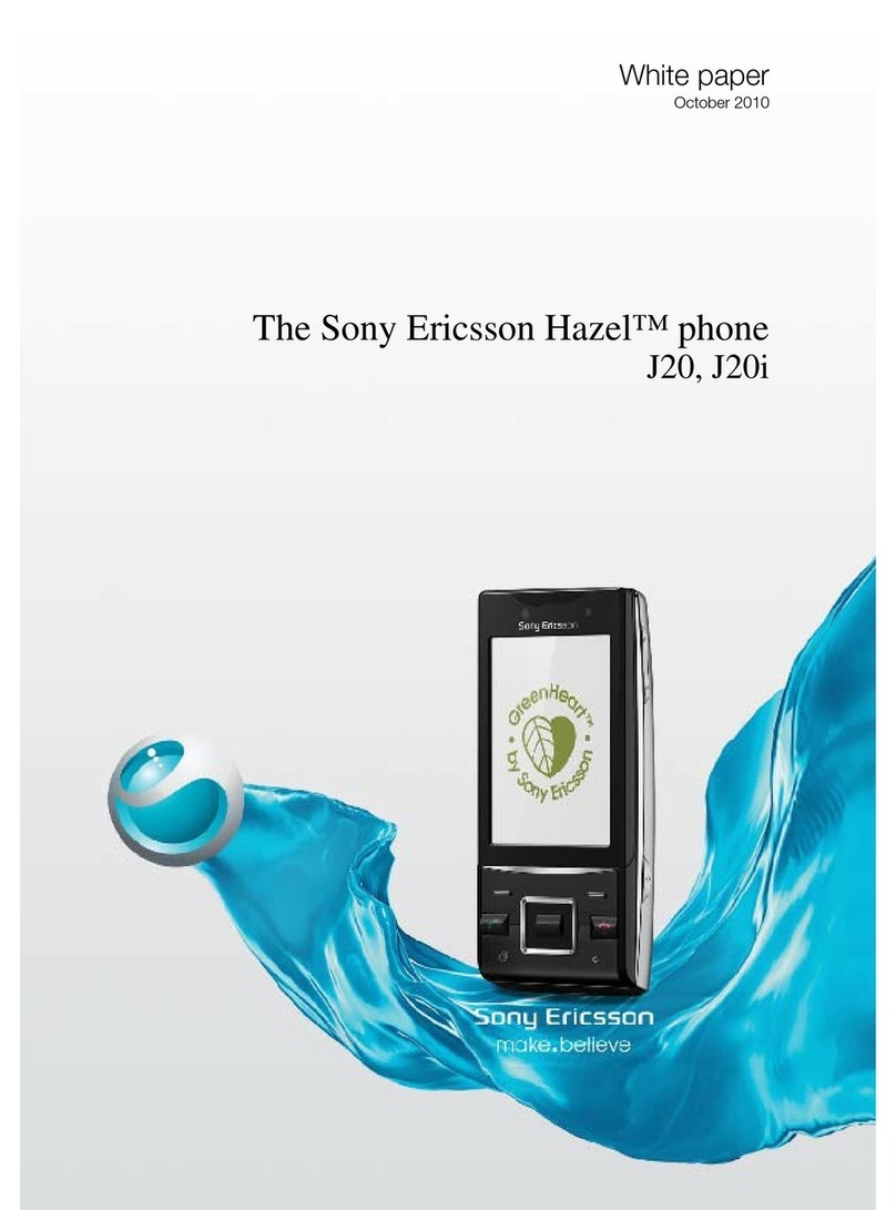 Sony Ericsson Hazel J20 Quick reference guide