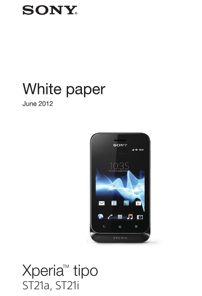 Sony XPERIA tipo ST21A Quick reference guide