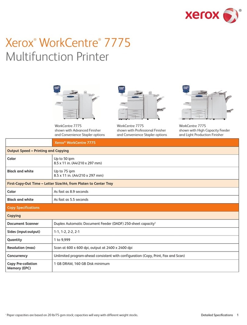 Xerox WORKCENTRE 7775 User manual