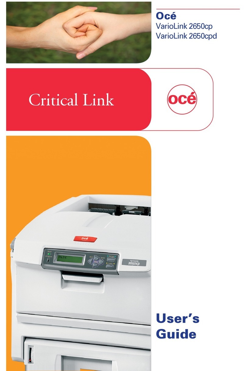 Oce VarioLink 2650cp user guide