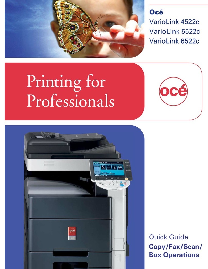 Oce VarioLink 4522c quick guide