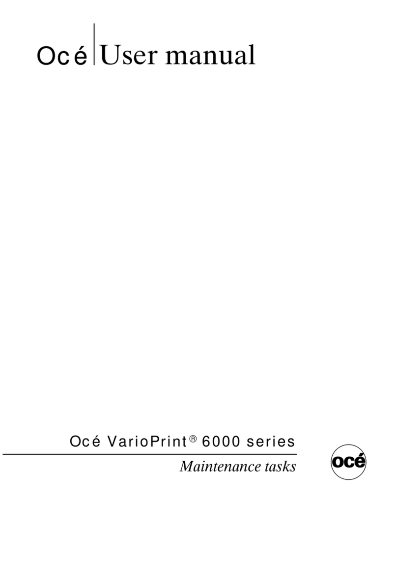 Oce VarioPrint 6000 series User manual