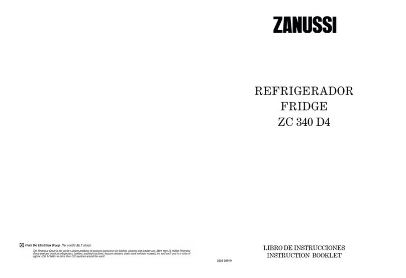 Zanussi ZC340D4 User manual Zanussi ZC340D4 User manual