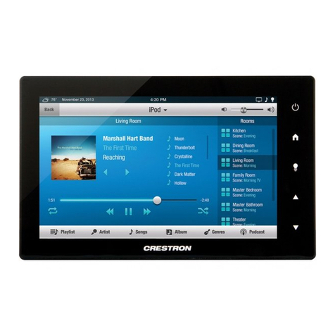 Crestron TSW-750 User manual