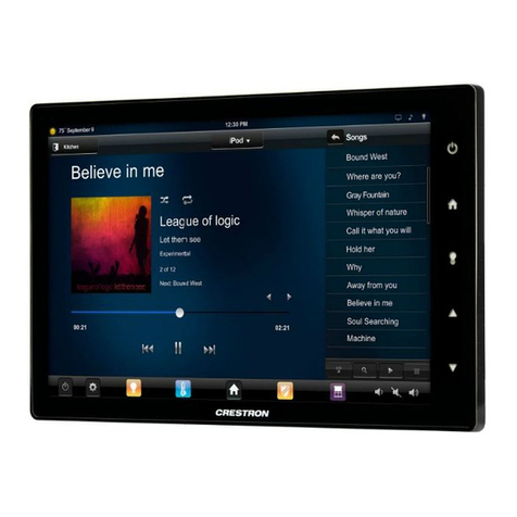 Crestron TSW-1050 User manual