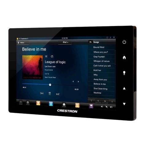 Crestron TSW-550 User manual