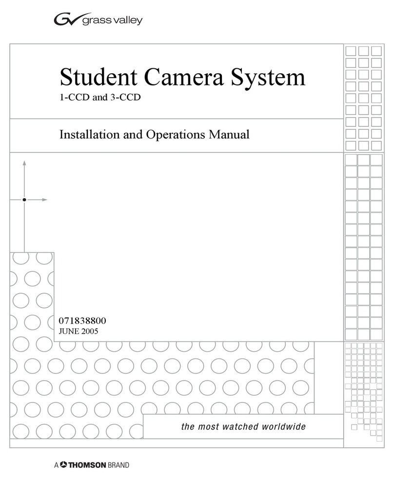 GRASS VALLEY 1-CCD User manual