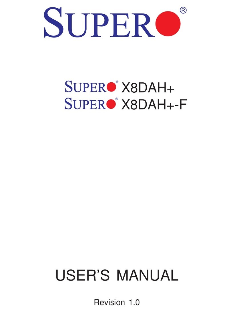 Supero Super X8DAH+ user manual