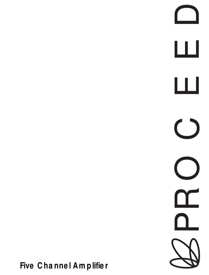 Pro ceed AMP 5 User manual