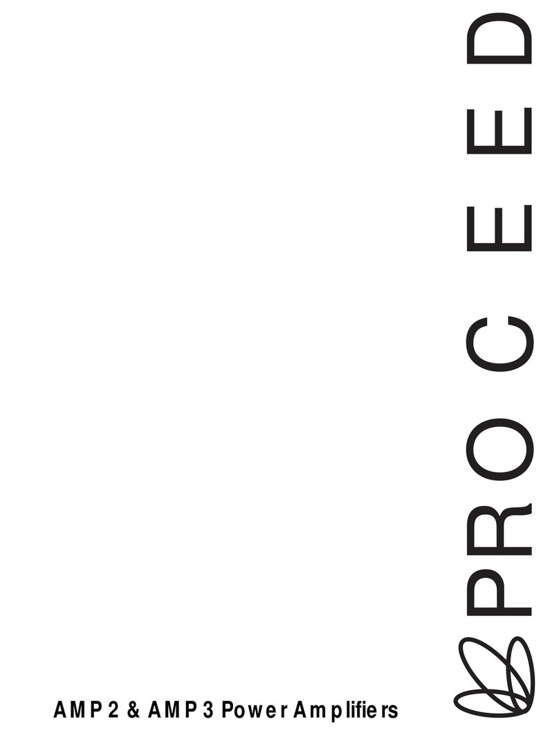 Pro ceed AMP3 Instruction book