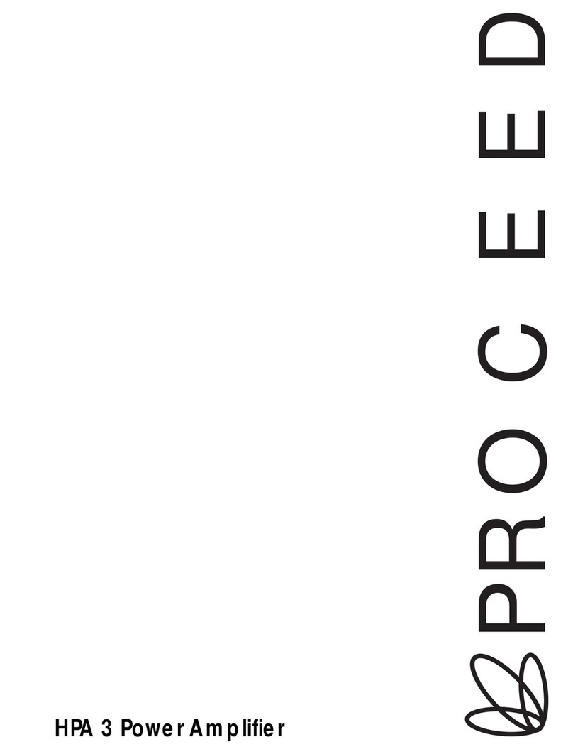Pro ceed HPA 3 User manual
