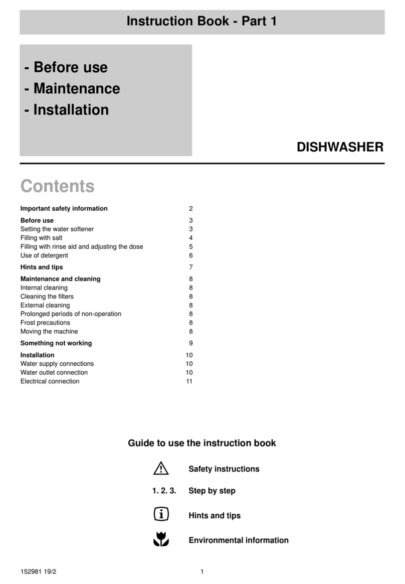 Tricity Bendix TBDW 41 Instruction book