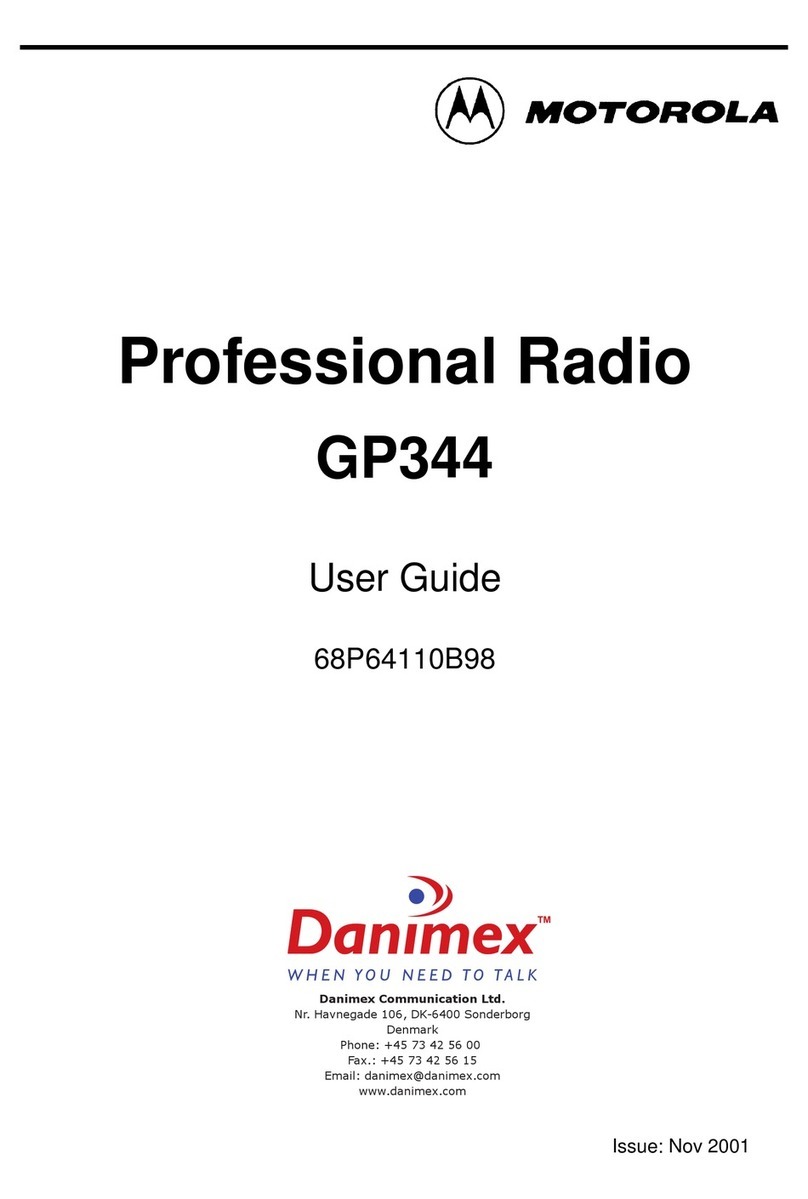 Motorola GP344 Series User manual