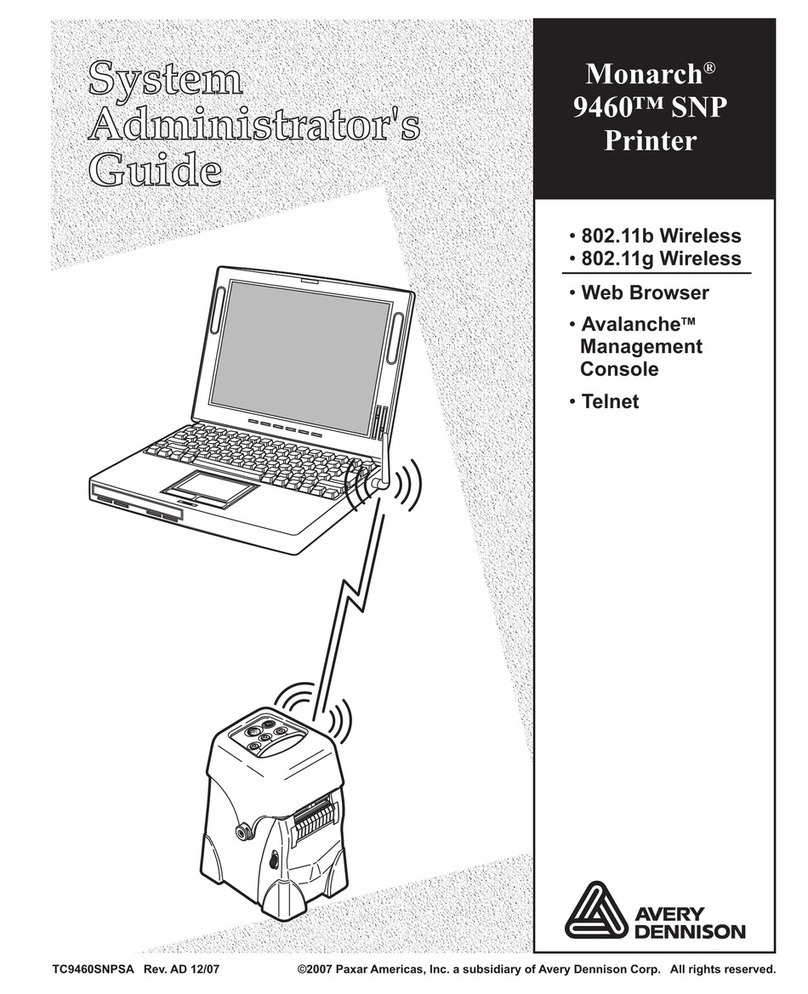 Monarch 9460 SNP Service manual