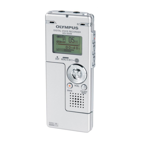 Olympus WS320M - 1 GB Digital Voice Recorder User manual