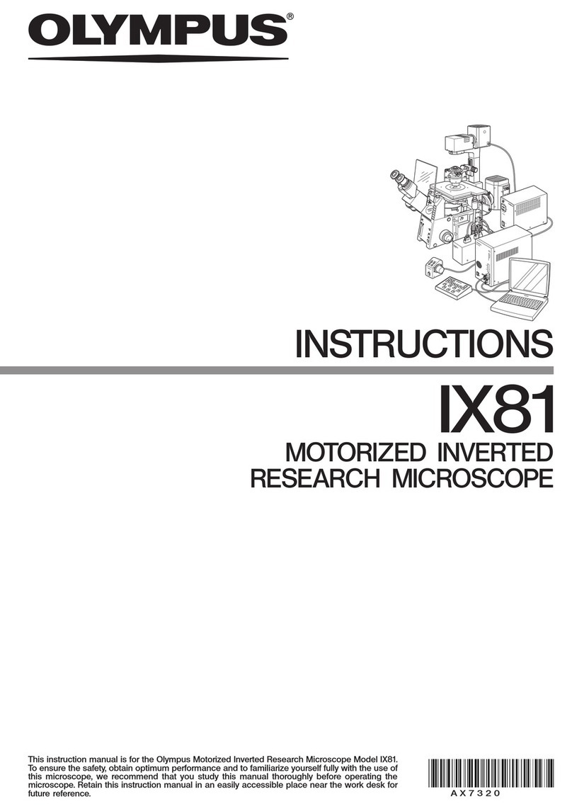 Olympus IX81 User manual