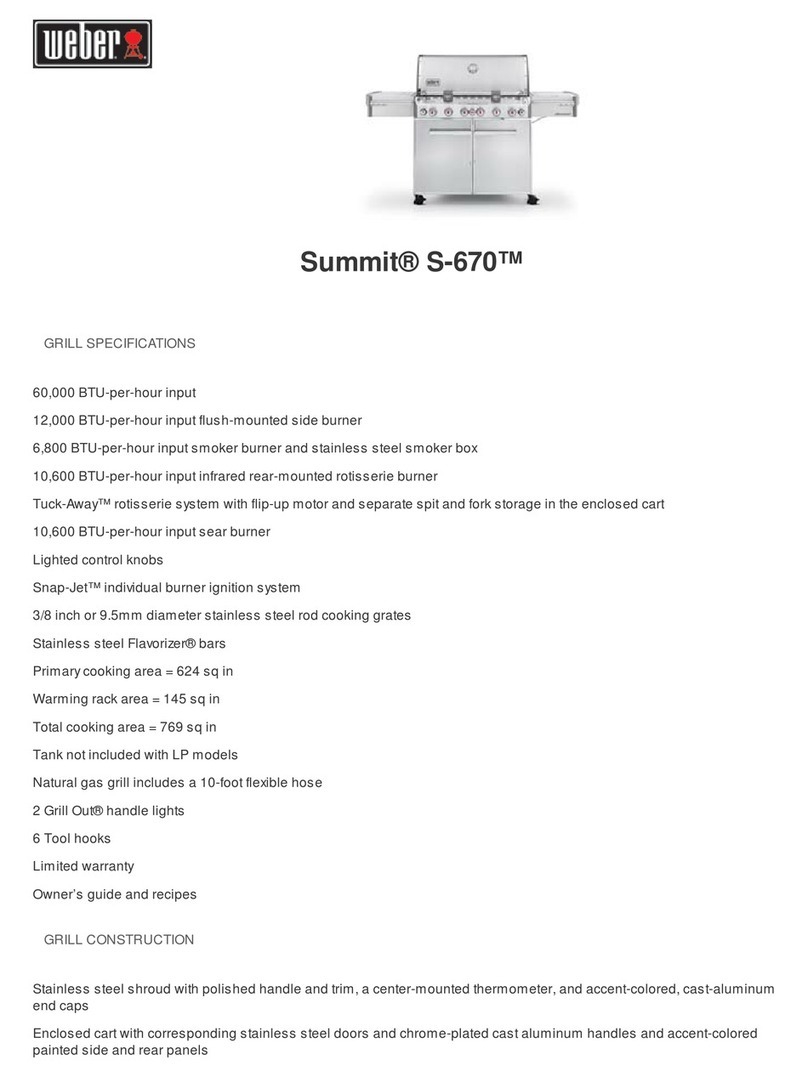 Weber SUMMIT S-670 User manual