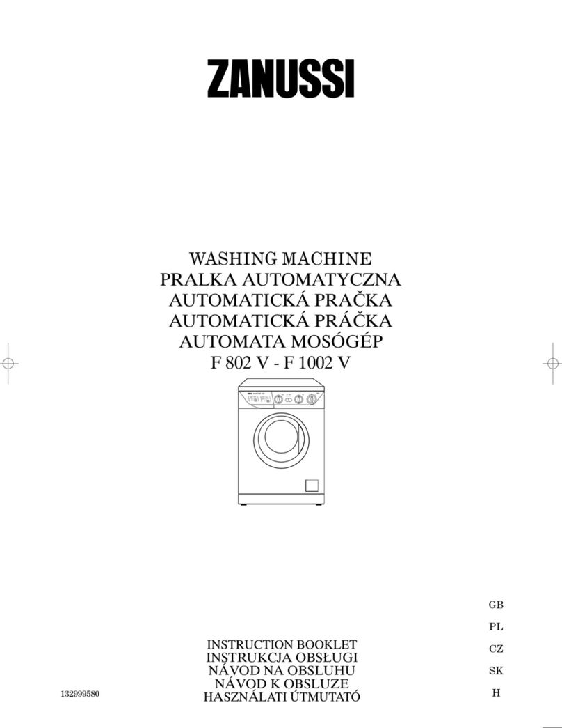 Zanussi F 1002 V User manual