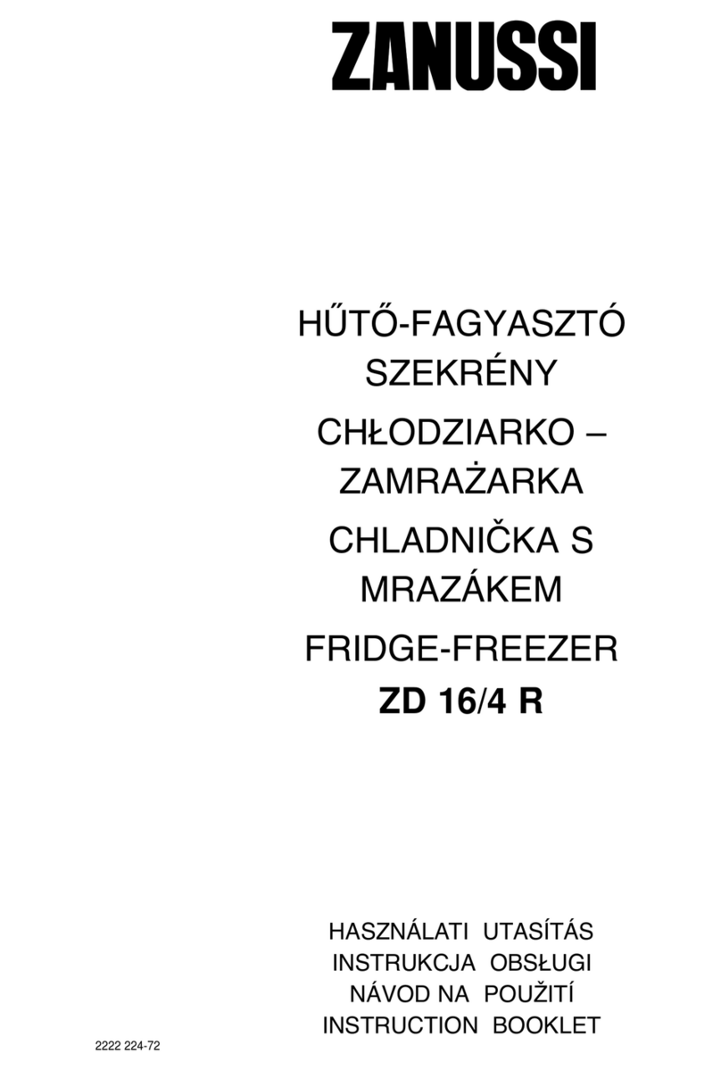 Zanussi ZD 16/4 R User manual