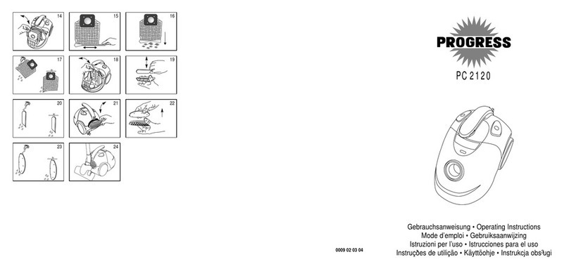 Progress PC 2120 operating instructions
