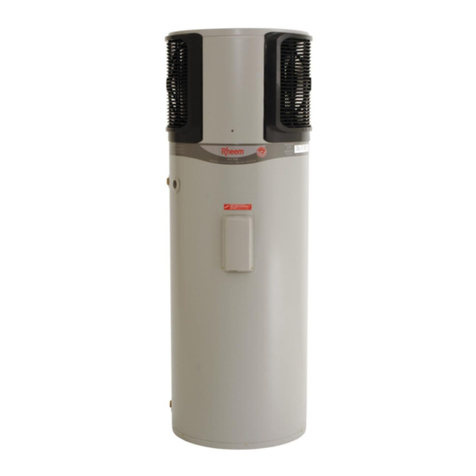 Rheem 310 Series Owner's guide and installation instructions Rheem 310 Series Owner's guide and installation instructions