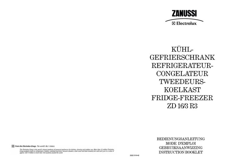 Zanussi Electrolux ZD 16/3 R3 Instruction booklet Zanussi Electrolux ZD 16/3 R3 Instruction booklet