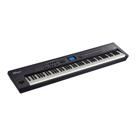 Roland RD-800 Sound list