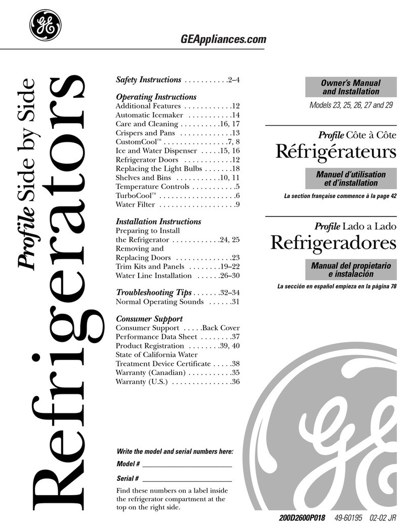 GE TURBOCOOL 23 Safety guide GE TURBOCOOL 23 Safety guide