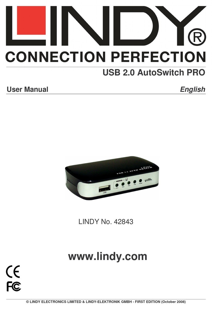 Lindy 42843 User manual Lindy 42843 User manual